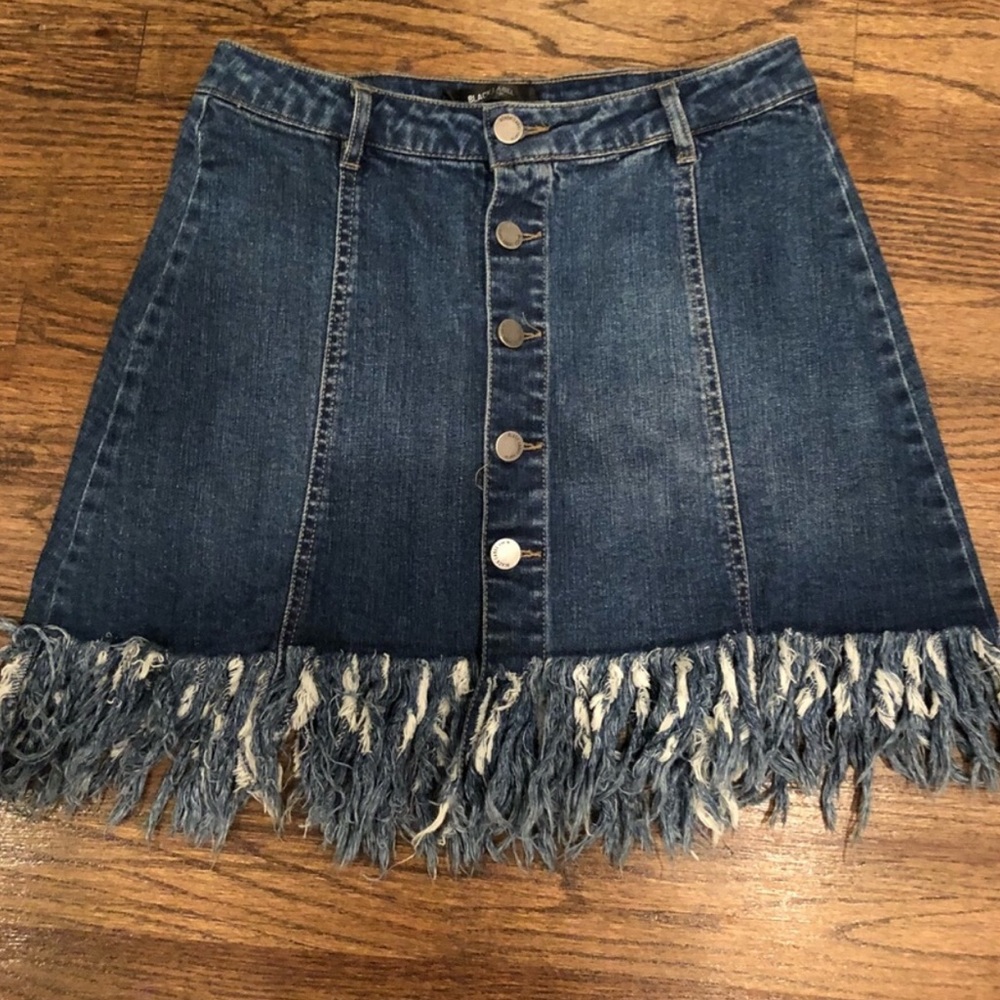 EUC JEAN FRAY HIGH WAISTED BUTTON
